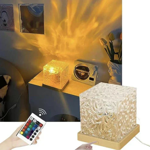 مصباح يعمل باللمس مع شحن USB وإضاءة ديناميكية